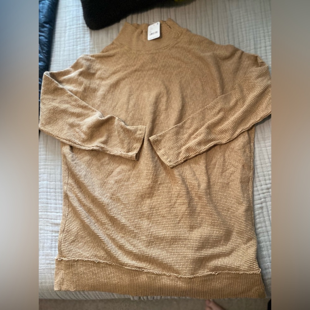 Free People Casey Tunic Dress in Tiger Eye NWT - Picture 3 of 5
